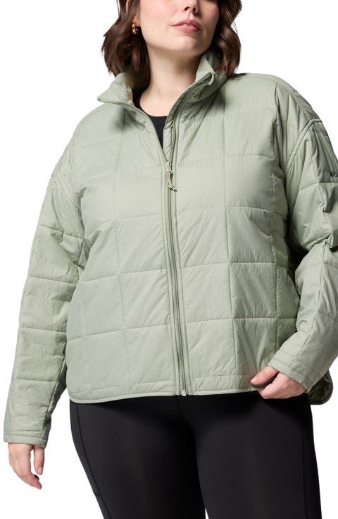 Sienna Hill Water Repellent Quilted Nylon Jacket (Plus)