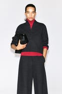 COS Boiled Wool-blend Shawl-collar Cardigan