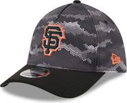 New Era Men's New Era Black San Francisco Giants Camo 39THIRTY A-Frame Flex Hat