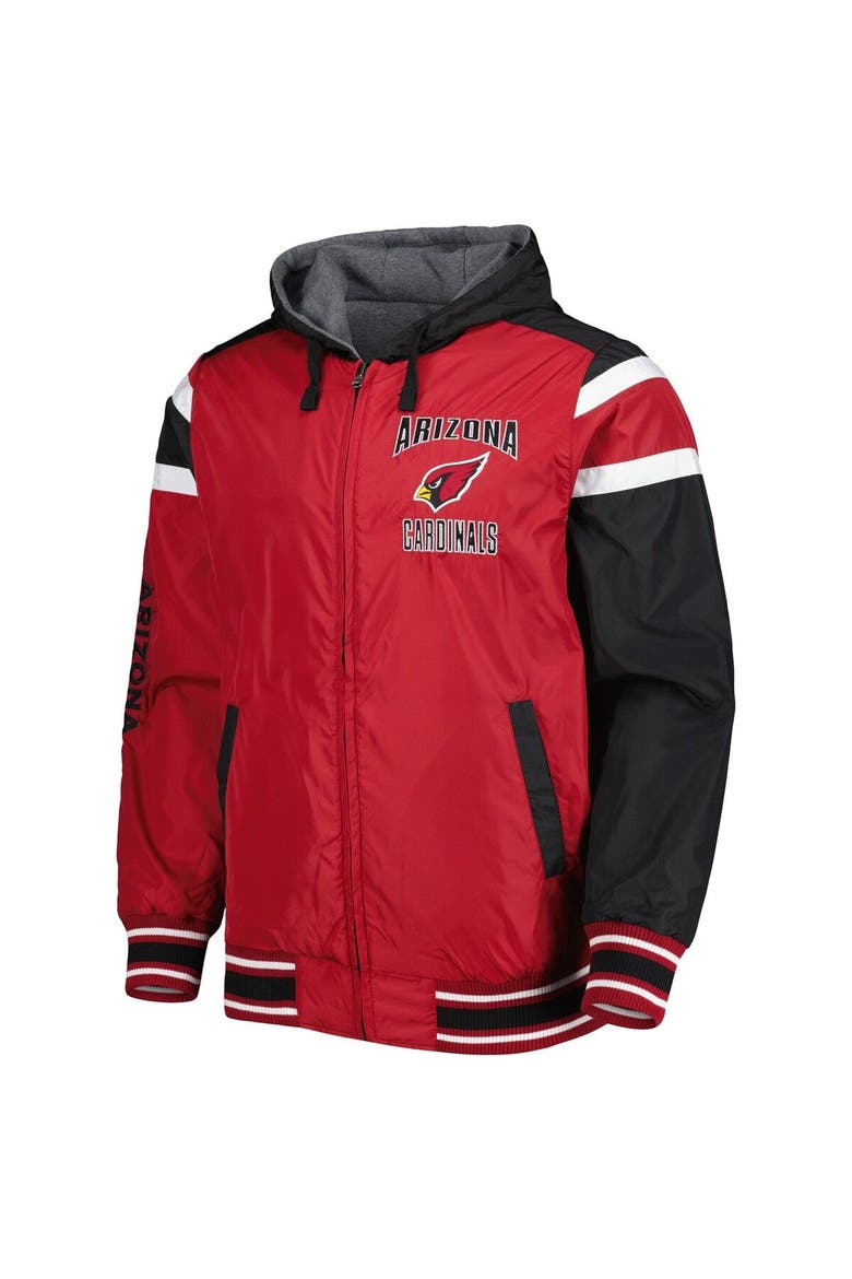 Men's G-III Sports by Carl Banks Cardinal/Gray Arizona Cardinals Extreme Full Back Reversible Hoodie Full-Zip Jacket, Alternate, color, Cardinal