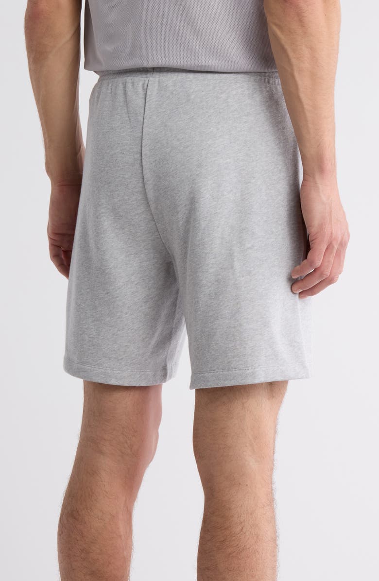 Z by Zella Zone 8-Inch French Terry Drawstring Shorts, Alternate, color, Grey Silk Light Heather