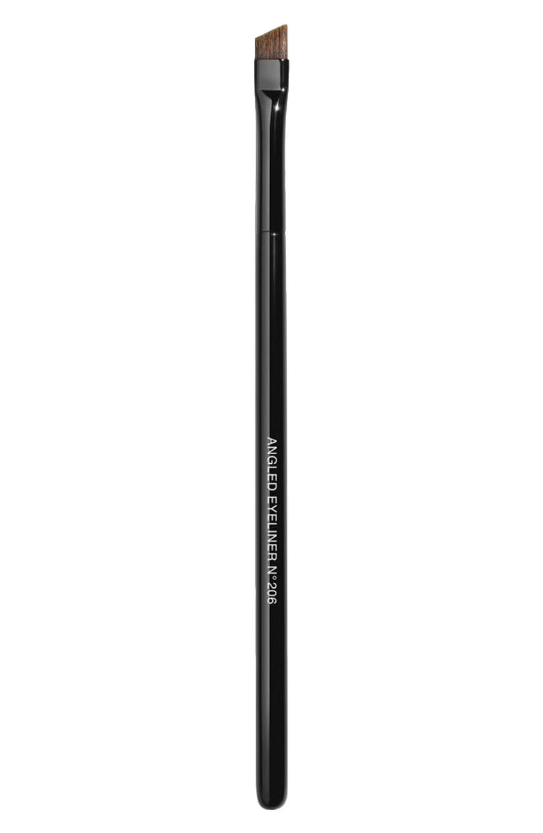 CHANEL LES PINCEAUX DE CHANEL Angled Eyeliner Brush N°206, Main, color,