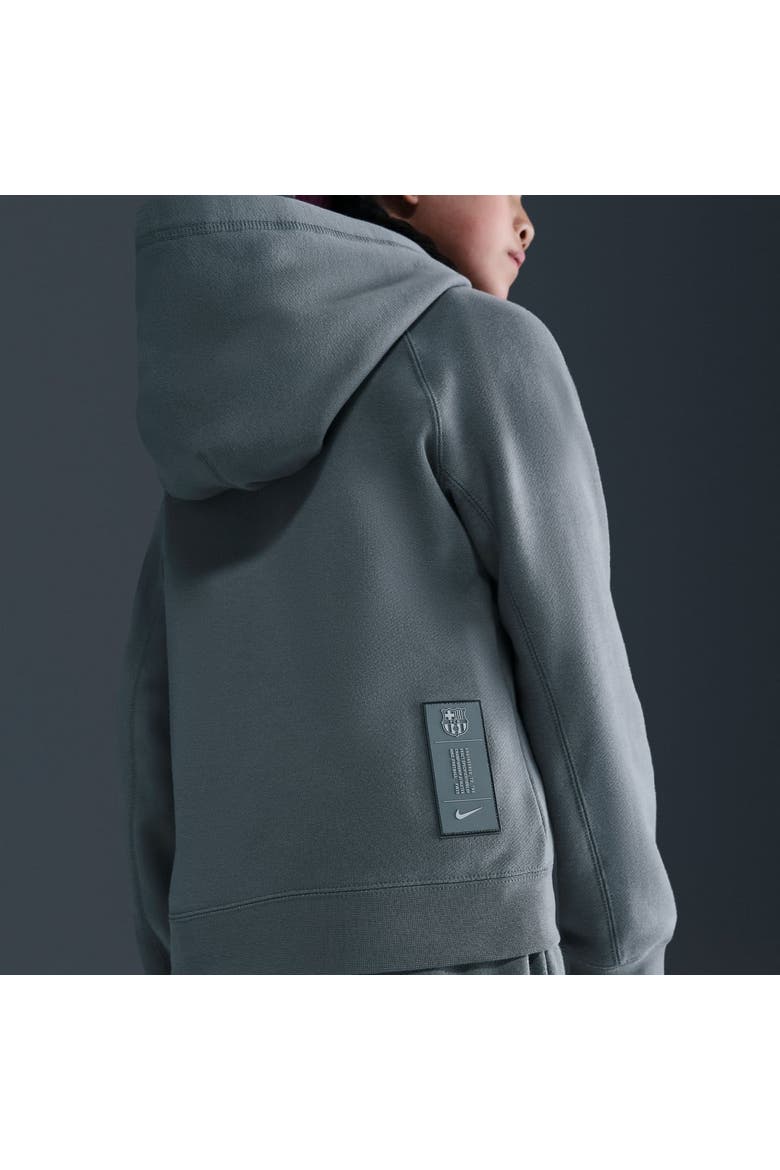 Youth Nike Gray Barcelona Air Raglan Hoodie, Alternate, color, Gray