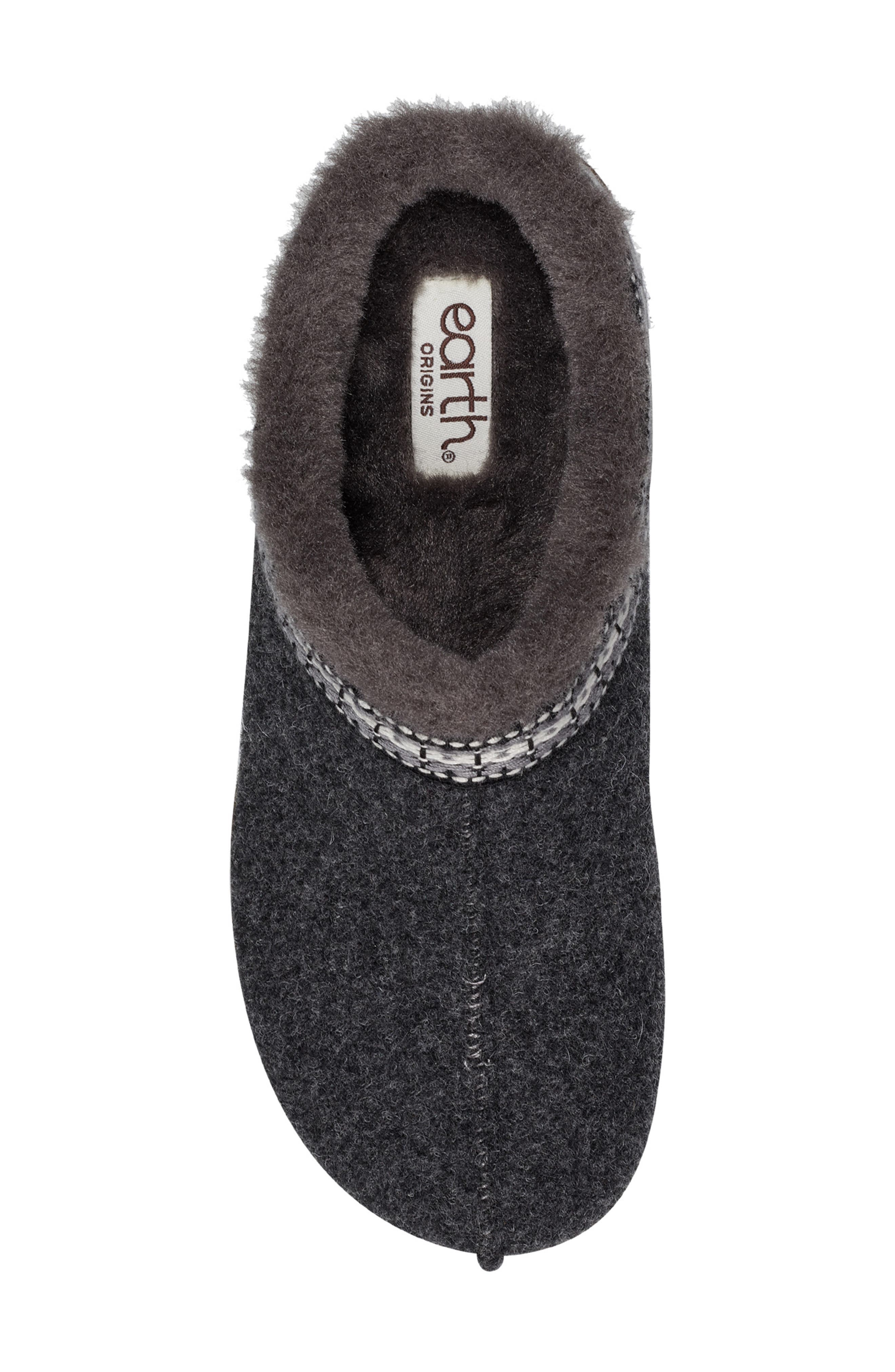 Earth<sup
®</sup
 Elya Faux Fur Clog, Alternate, color, Grey