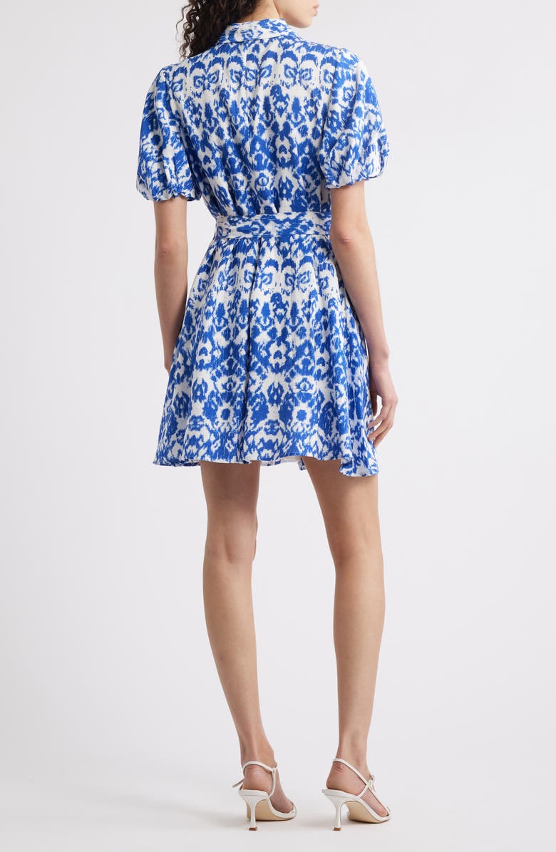 Sam Edelman Puff Sleeve Tie Waist Shirtdress, Alternate, color, 