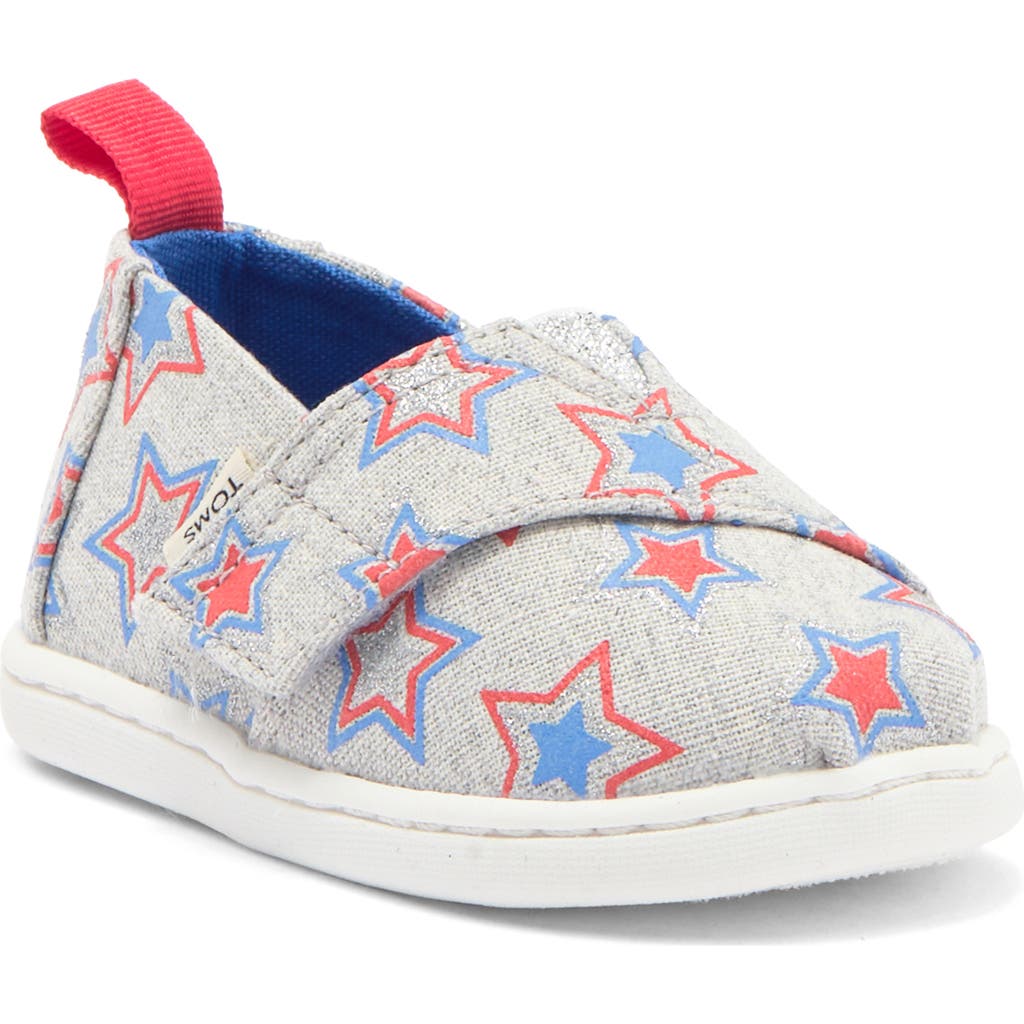Toms Kids' Classic Alpargata Star Slip-on In Grey