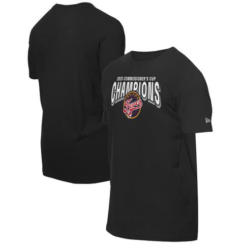Unisex New Era  Black Indiana Fever 2025 WNBA Commissioner's Cup Champions T-Shirt
