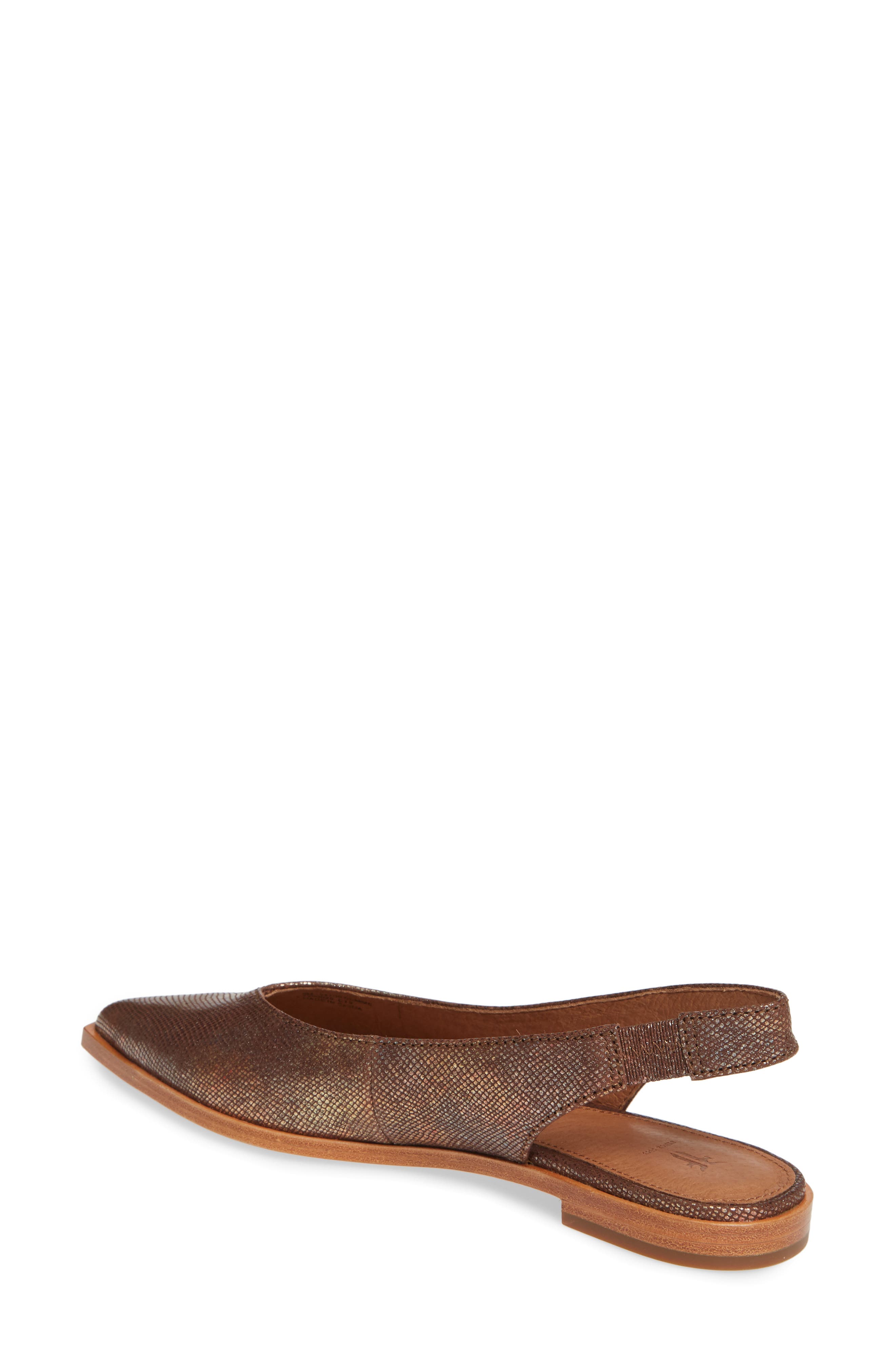 Kenzie Slingback Flat, Alternate, color, MULTI METALLIC LEATHER