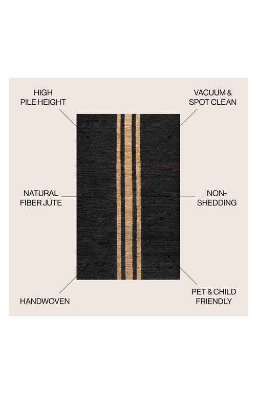 Jonathan Y Olivier Rustic Beach House Wide Ticking Stripe Jute Area Rug