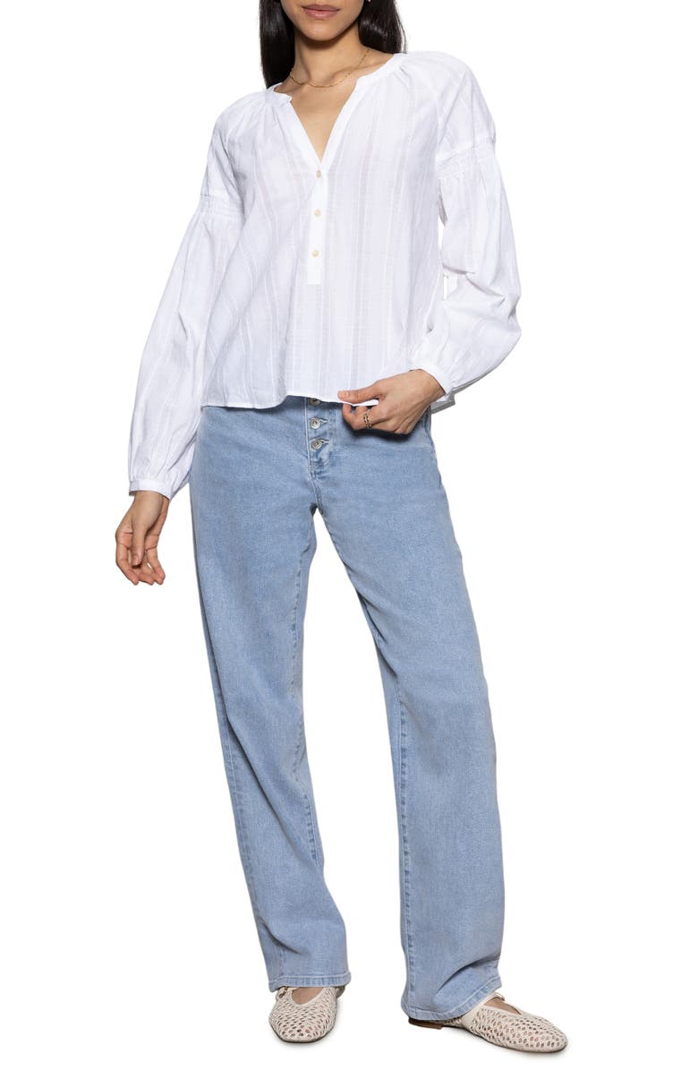 Sanctuary Sunday's Best Cotton Popover Top, Alternate, color, 