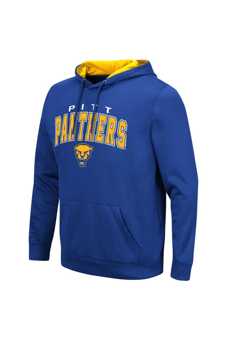Men's Colosseum Royal Pitt Panthers Resistance Pullover Hoodie, Alternate, color, Royal