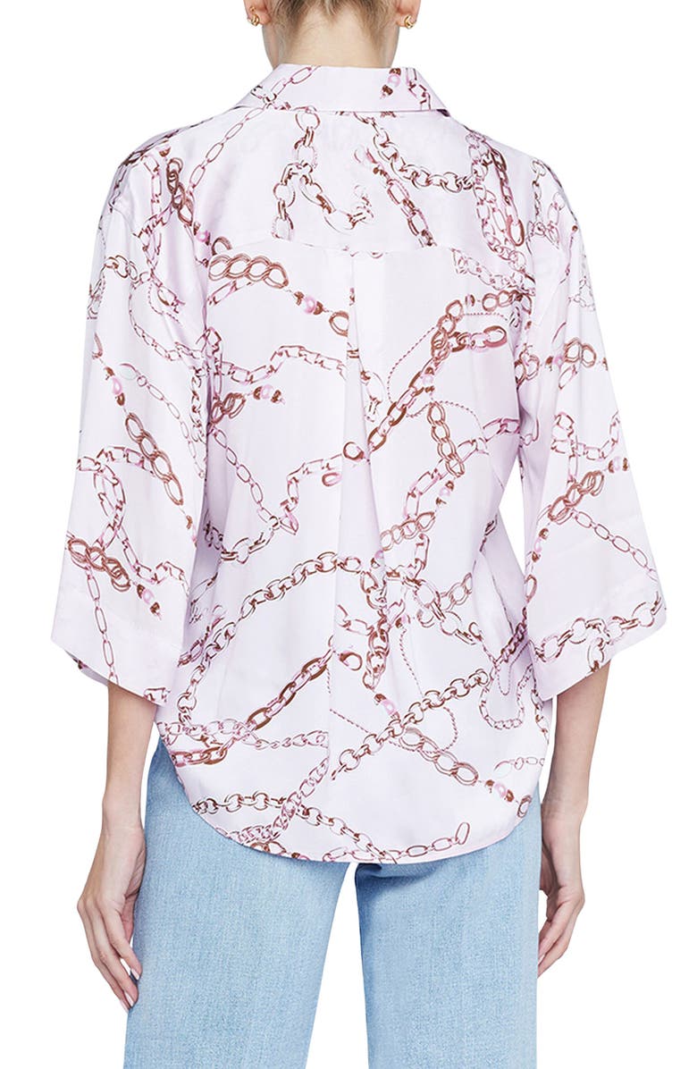 L'AGENCE Patrice Silk Top, Alternate, color, 