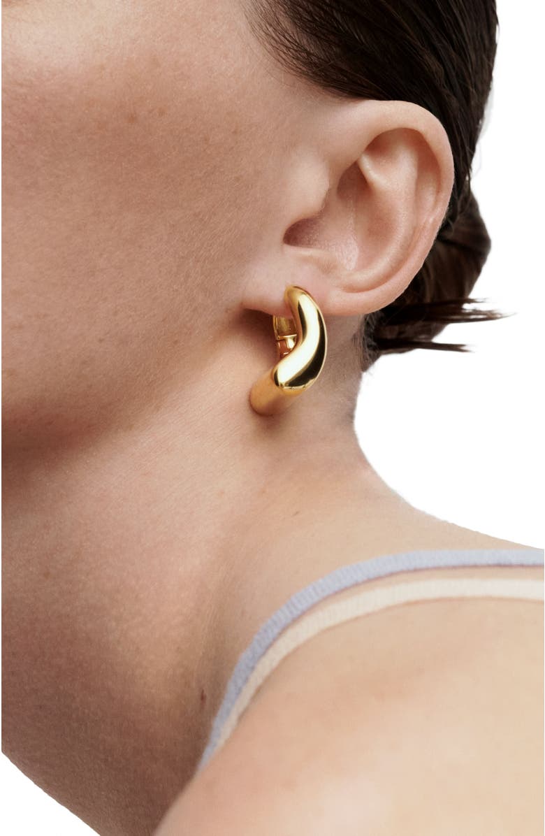PDPAOLA Ibiza Hoops, Alternate, color, Gold