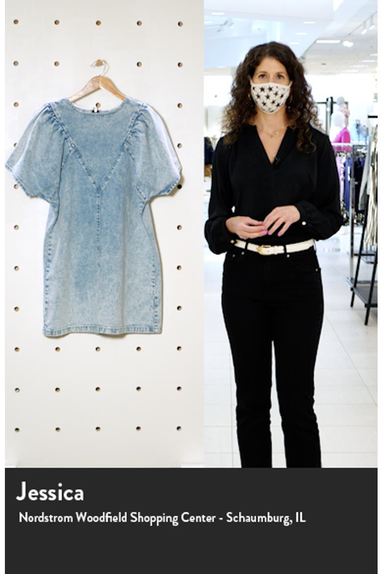 Acid Wash Denim Minidress video