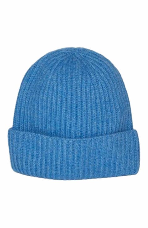 ハット BURBERRY Electric Blue Cashmere Beanie Hat Burberry Electric Blue Cashmere Beanie Hat | ModeSens