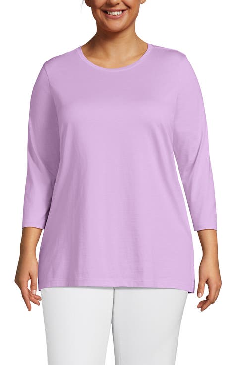 3/4 Sleeve Cotton Supima Tunic