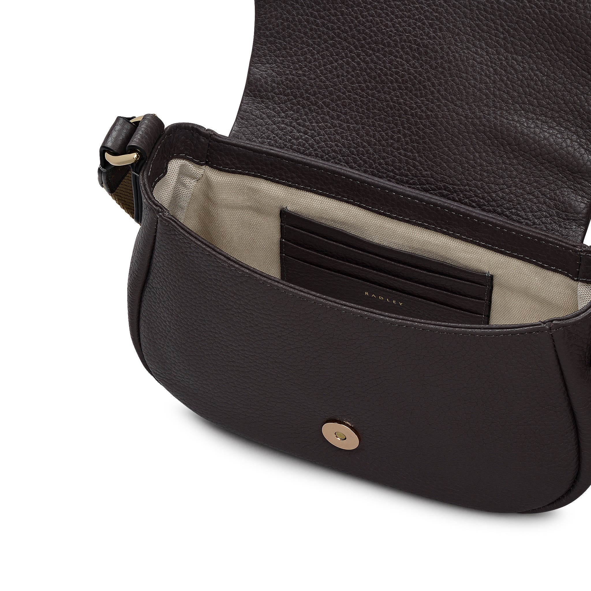 Radley Lulworth Road Mini Flapover Crossbody Bag, Alternate, color, Thunder