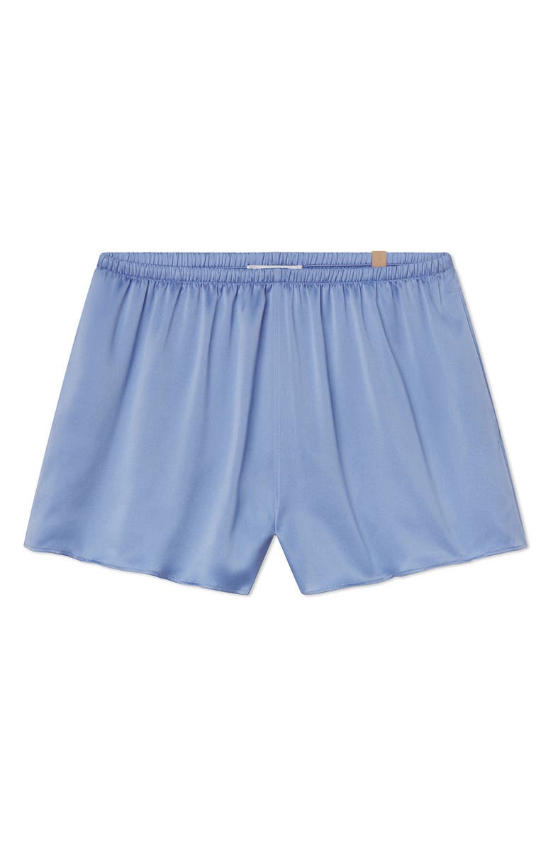 Lunya Washable Silk Pajama Shorts, Main, color, Half-Light Periwinkle