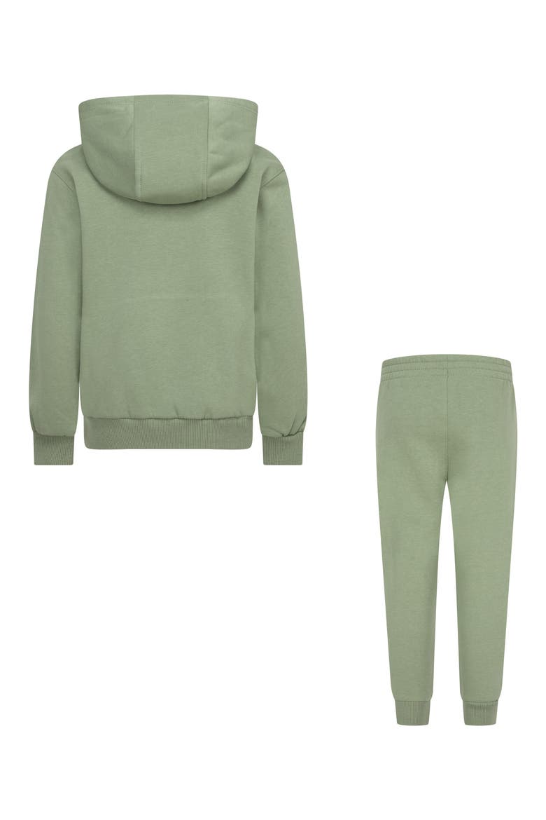 Kids' Futura Wrap Hoodie & Pull-On Pants Set, Alternate, color, OIL GREEN