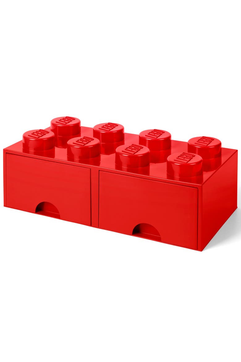 Storage Brick Drawer, Alternate, color, Red