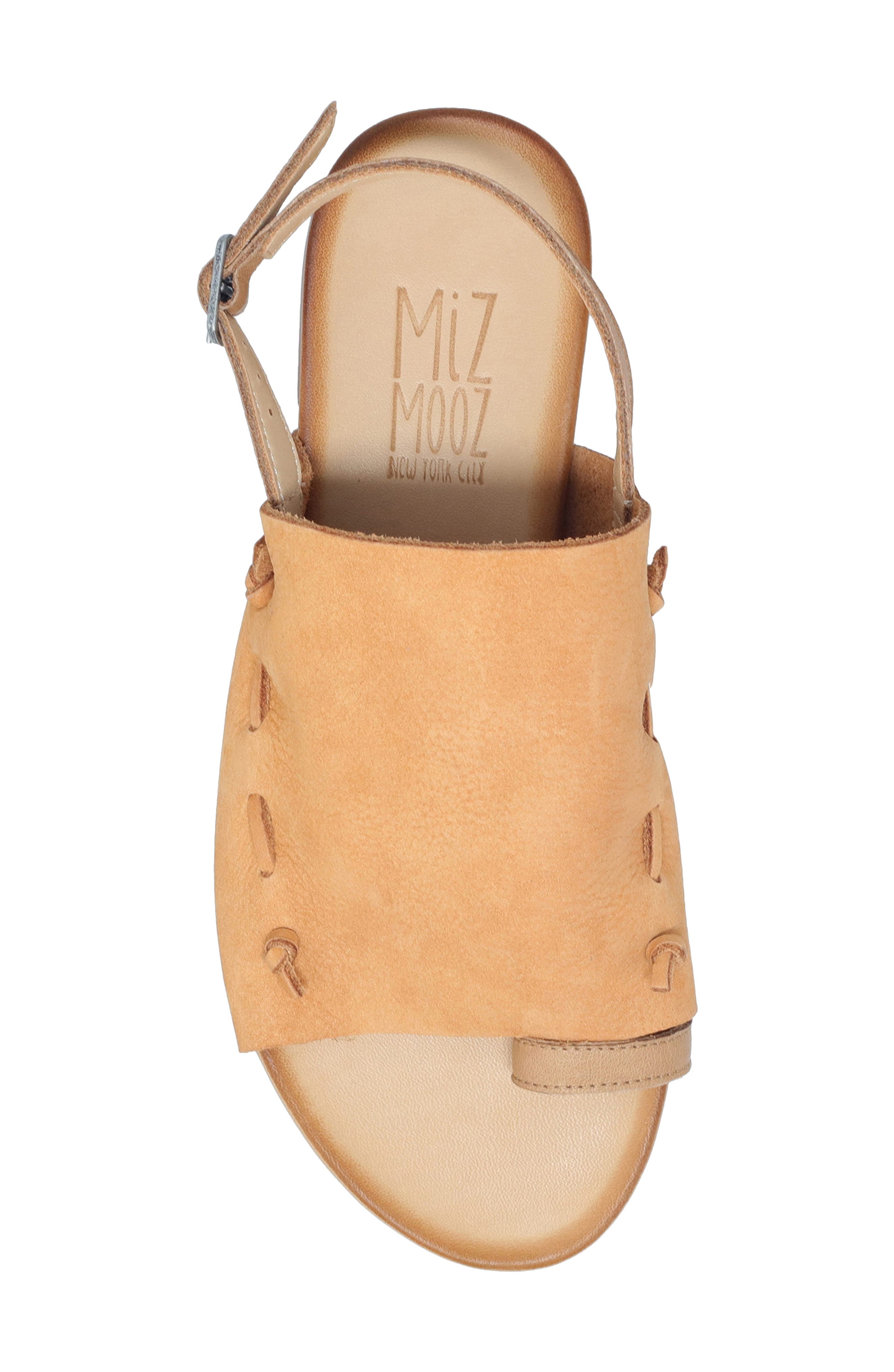 Miz Mooz Rian Toe Loop Sandal, Alternate, color, Camel