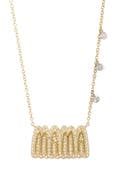 Meira T Mama Diamond Pendant Necklace