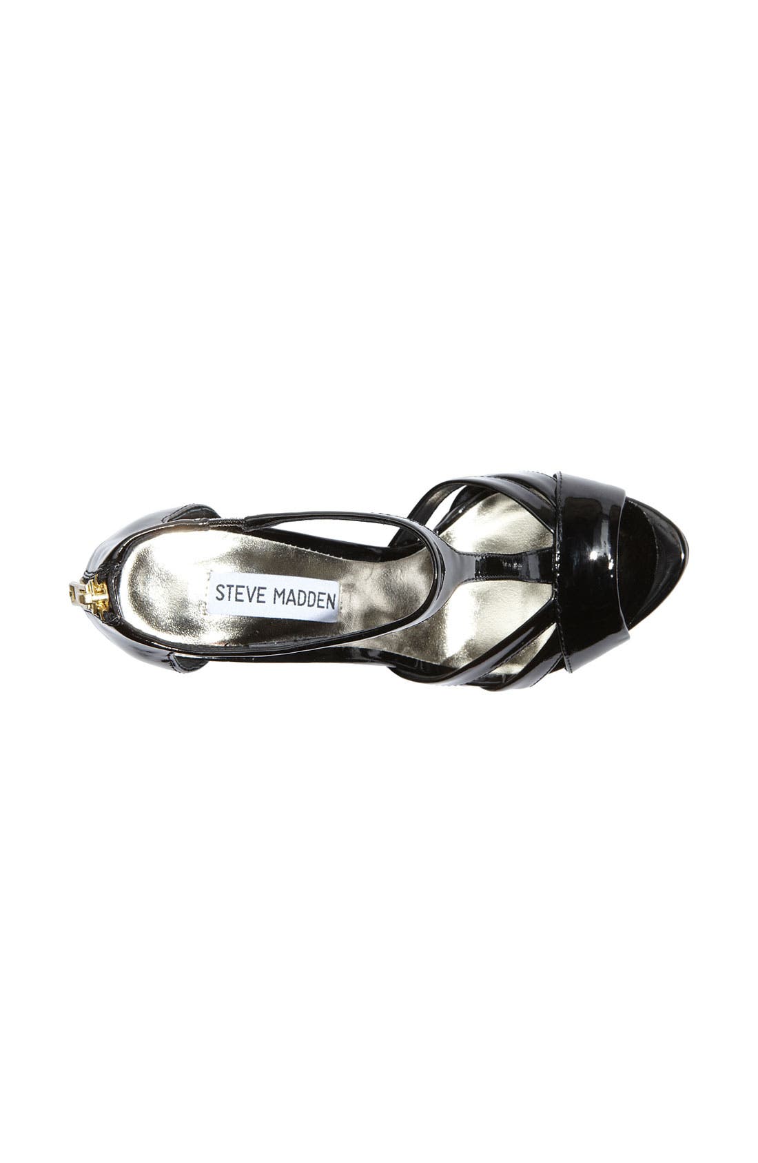 'Haylow' Sandal, Alternate, color, BLACK PATENT