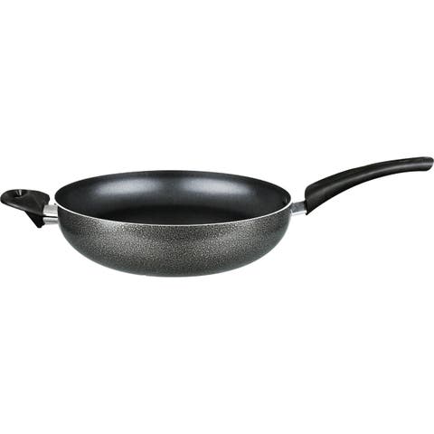 13 Inch Non-Stick Aluminum Wok in Gray