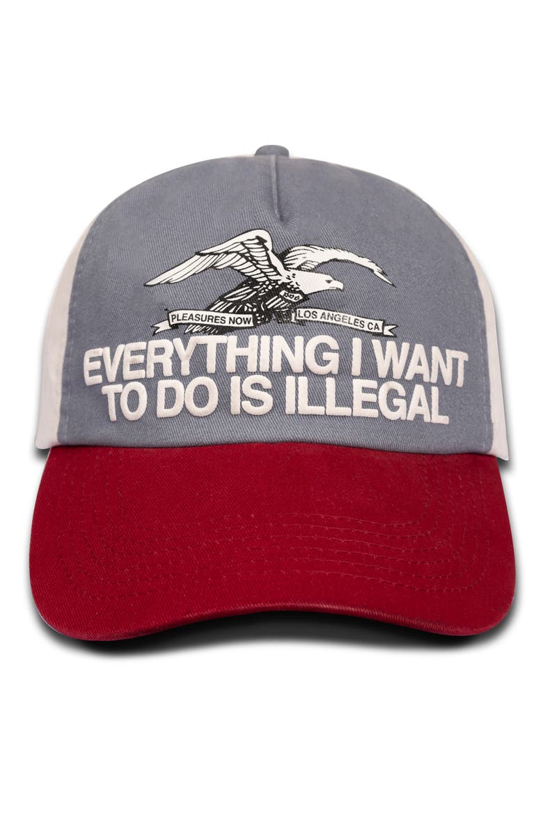 Illegal Snapback Baseball Cap, Main, color, MULTI