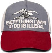 PLEASURES Illegal Snapback Baseball Cap