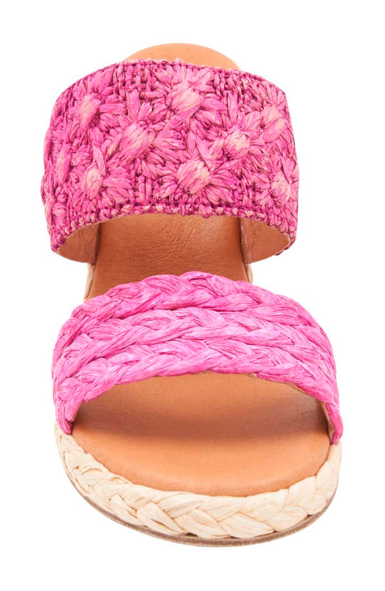 Nolita Wedge Slide Sandal, Alternate, color, FUCHSIA
