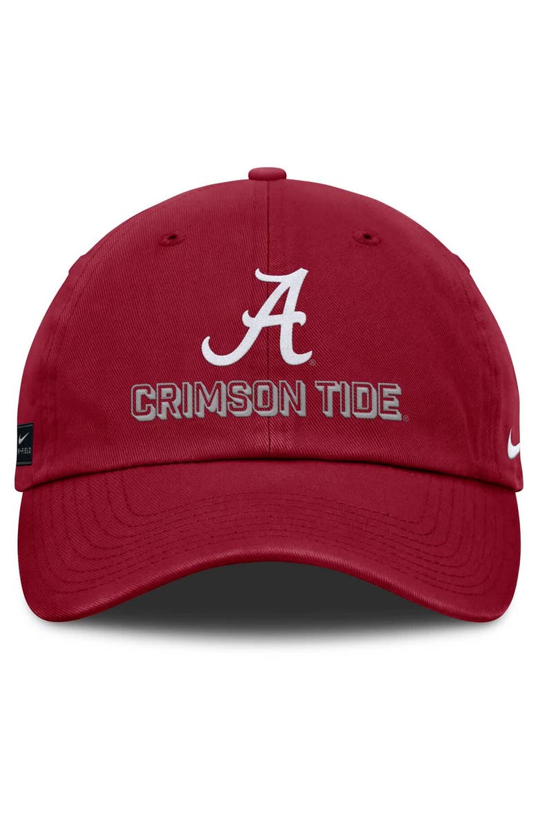 Nike Men's Nike Crimson Alabama Crimson Tide 2025 On-Field Club Adjustable Hat, Alternate, color, 