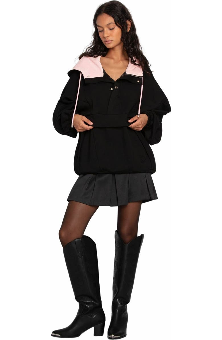 Belle & Bloom Rebelle Knee High Western Boot, Alternate, color, Black