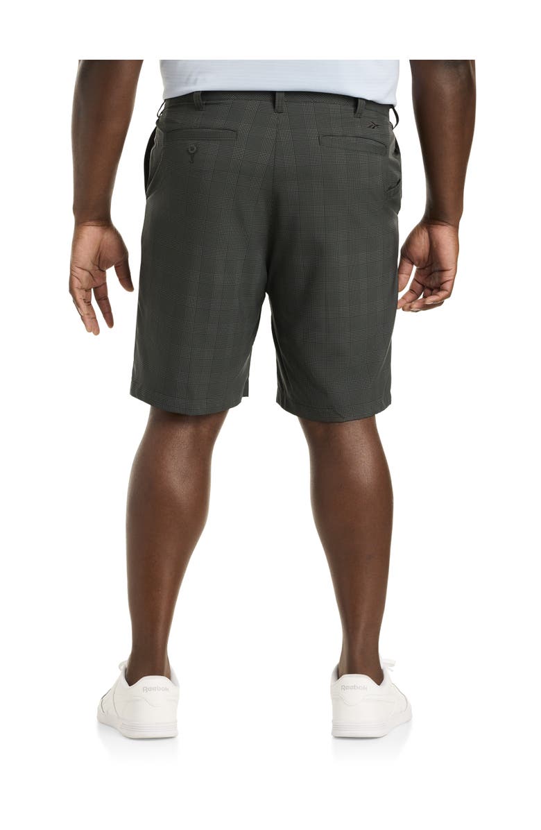Reebok Big & Tall Performance Plaid Golf Shorts, Alternate, color, 