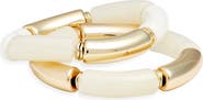 Nordstrom Set of 2 Tube Stretch Bracelets