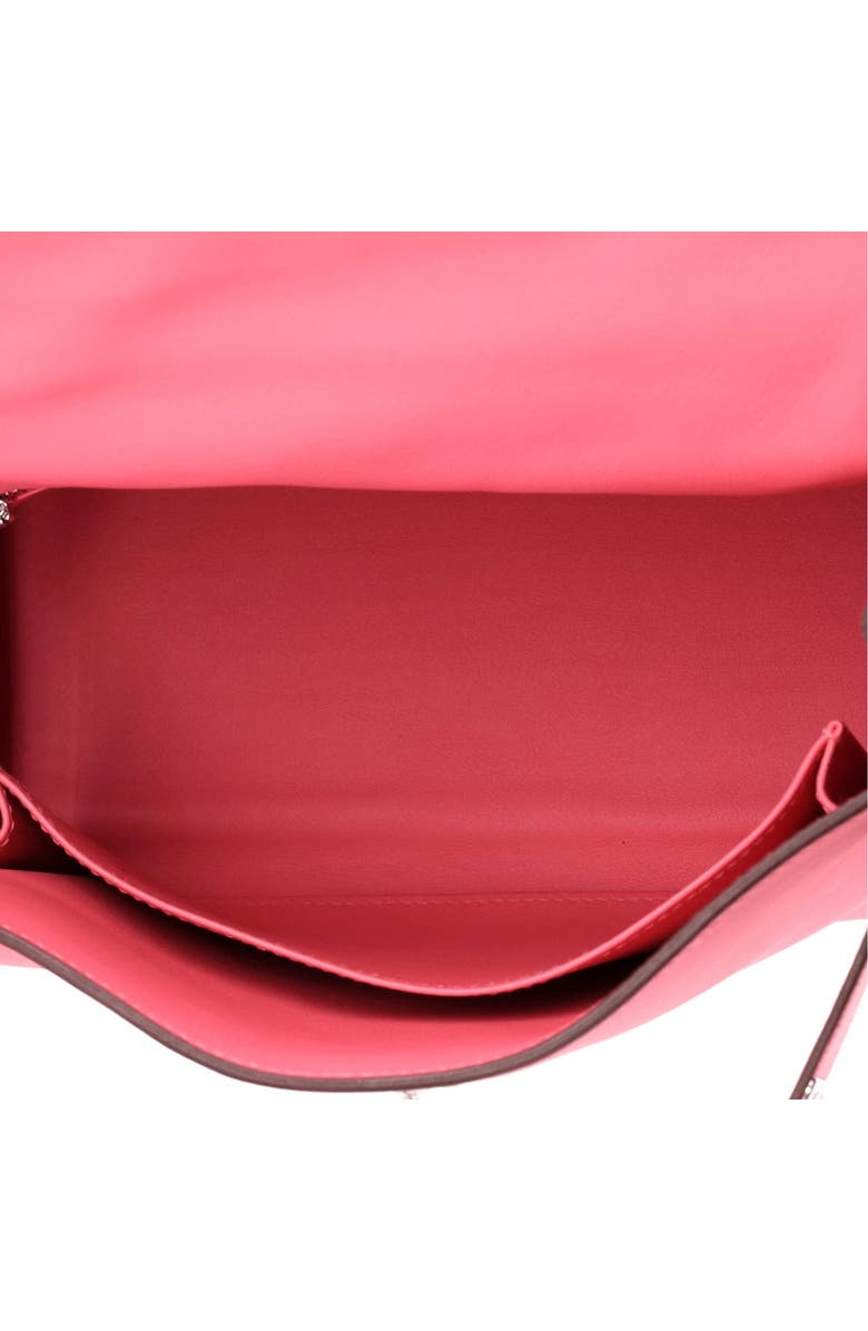 Pre-Owned Hermes Kelly Handbag Pink Swift with Palladium Hardware 25, Alternate, color, Rose Azalee