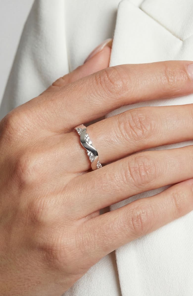 Sif Jakobs Jewellery Ring Ellera Waves Altro, Alternate, color, 925 Sterling Silver