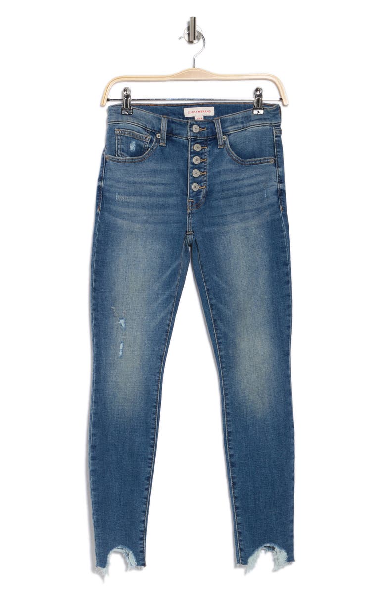 Lucky Brand Bridgette High Rise Skinny Jeans, Alternate, color, 