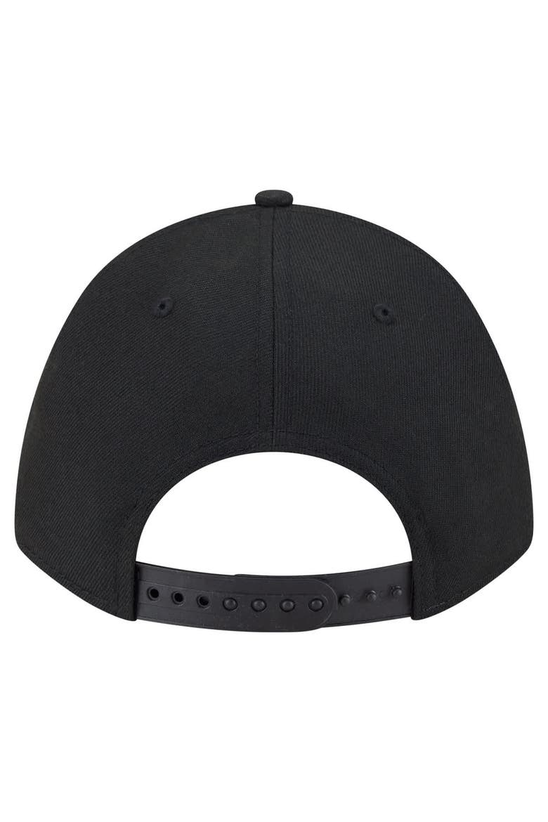 Men's New Era  Black Boston Red Sox Player Replica 9FORTY Adjustable Hat, Alternate, color, Black