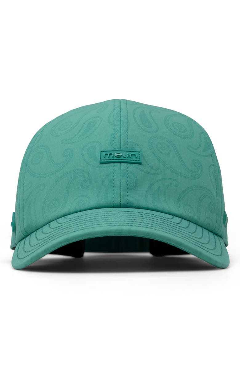 Melin The Legend Links Hydro Performance Dad Hat, Alternate, color, Neo Aqua