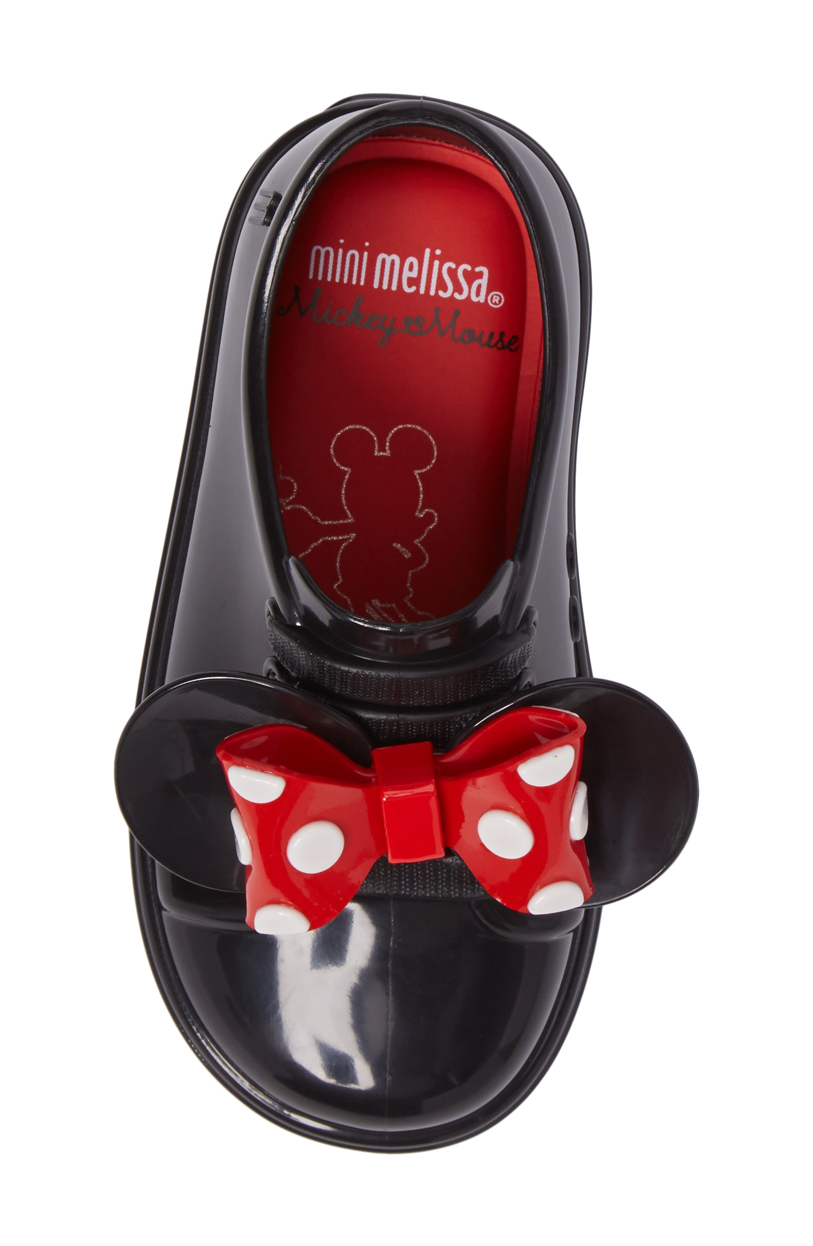 Melissa Mini Melissa Disney<sup>®</sup> Be Minnie Slip-On Sneaker, Alternate, color, 