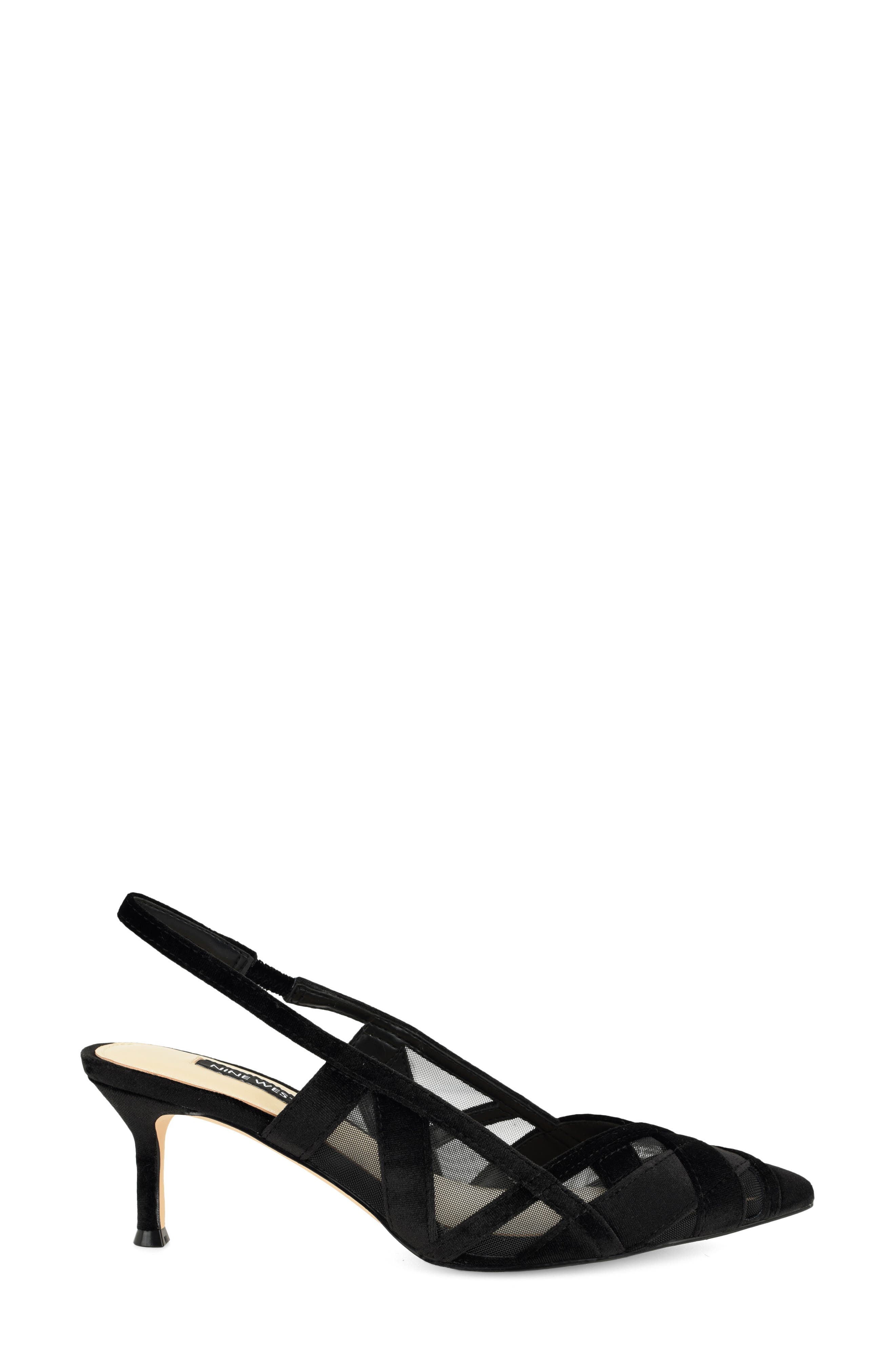 Ellite Slingback Pump, Alternate, color, BLACK