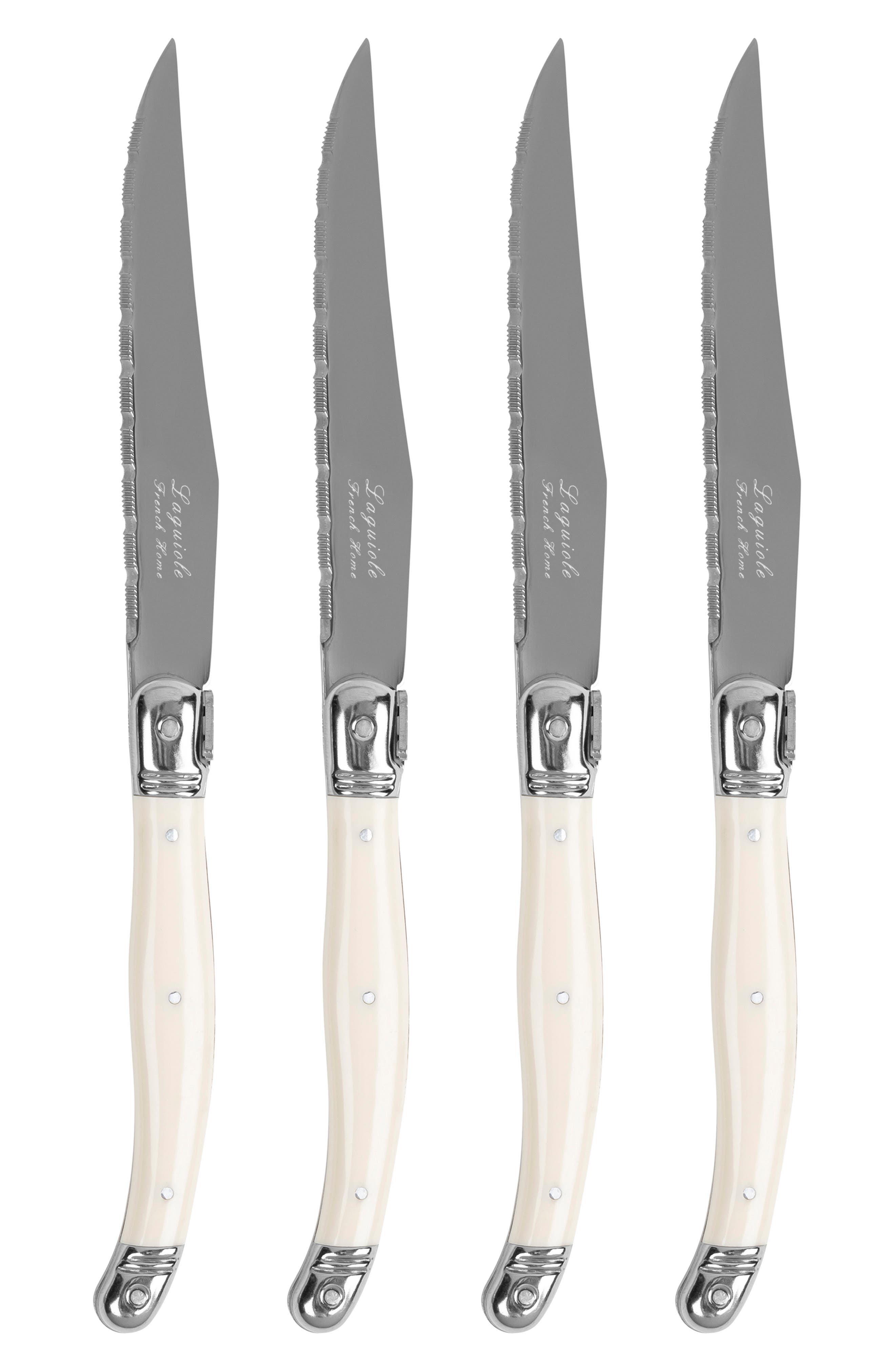 FRENCH HOME Set of 4 Laguiole Connoisseur Steak Knives