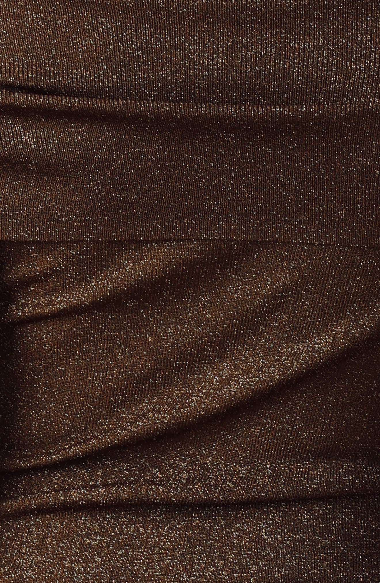 Metallic Foldover Off the Shoulder Sweater - image 2