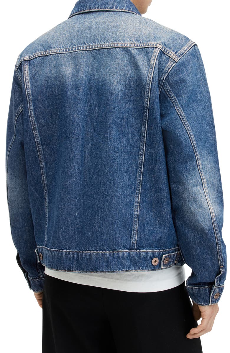 AllSaints Hebden Denim Trucker Jacket, Alternate, color, 