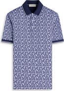Bugatchi Vance OoohCotton® Tropical Floral Polo