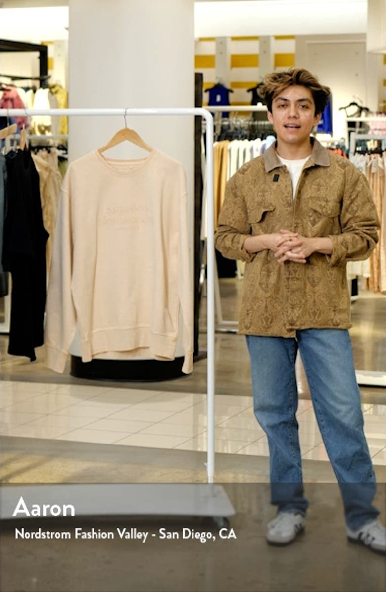 Bowery Embroidered Cotton Sweatshirt, sales video thumbnail