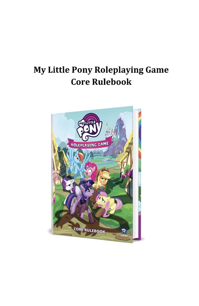 Renegade Games My Little Pony Roleplaying Game Core Rulebook, Alternate, color, Multicolored
