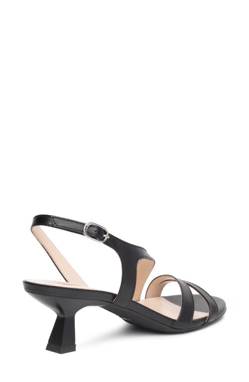 Nerogiardini Leather Strappy Slingback Sandals In Black