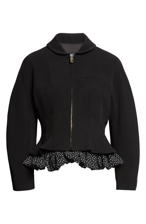 Roya Ruffle Trim Jacket